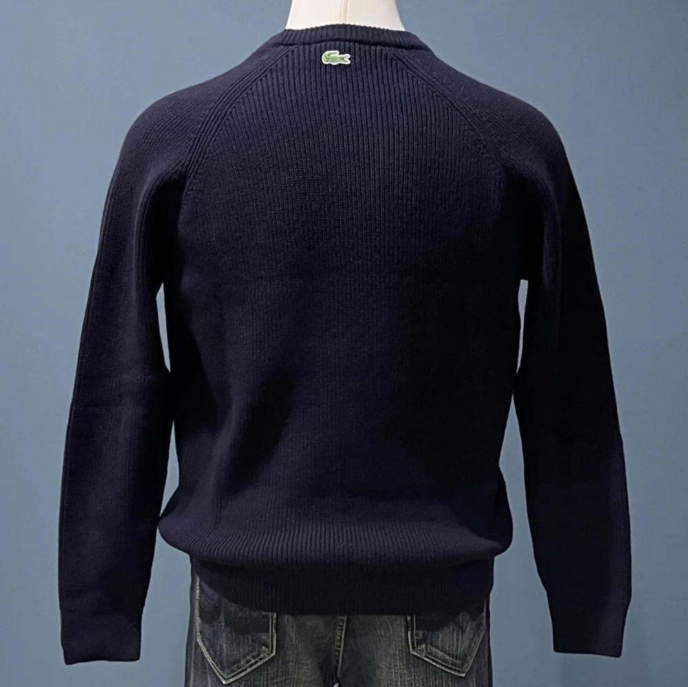 MADE IN FRANCE LACOSTE CROCODILE SWEATER 100% WOOL